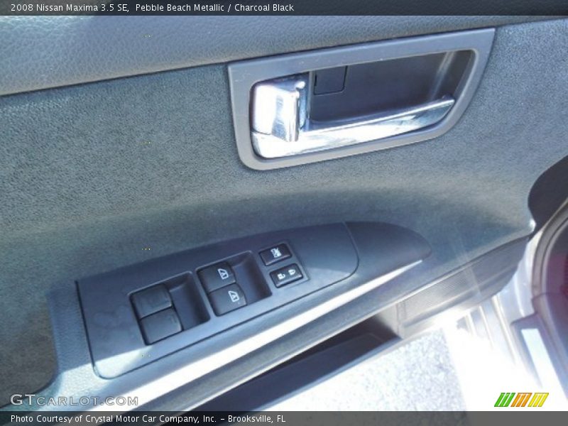 Pebble Beach Metallic / Charcoal Black 2008 Nissan Maxima 3.5 SE