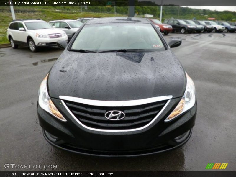 Midnight Black / Camel 2013 Hyundai Sonata GLS