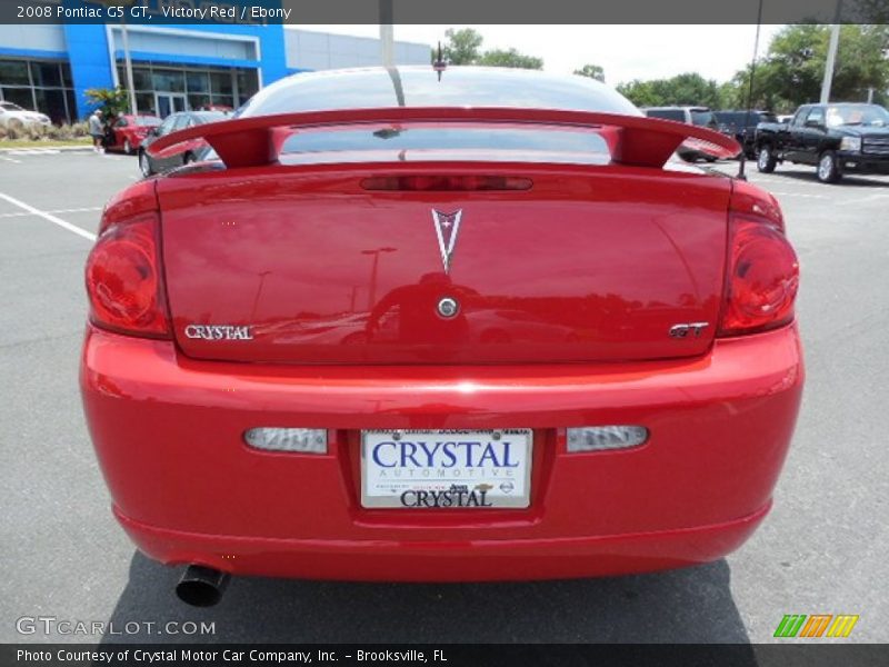 Victory Red / Ebony 2008 Pontiac G5 GT