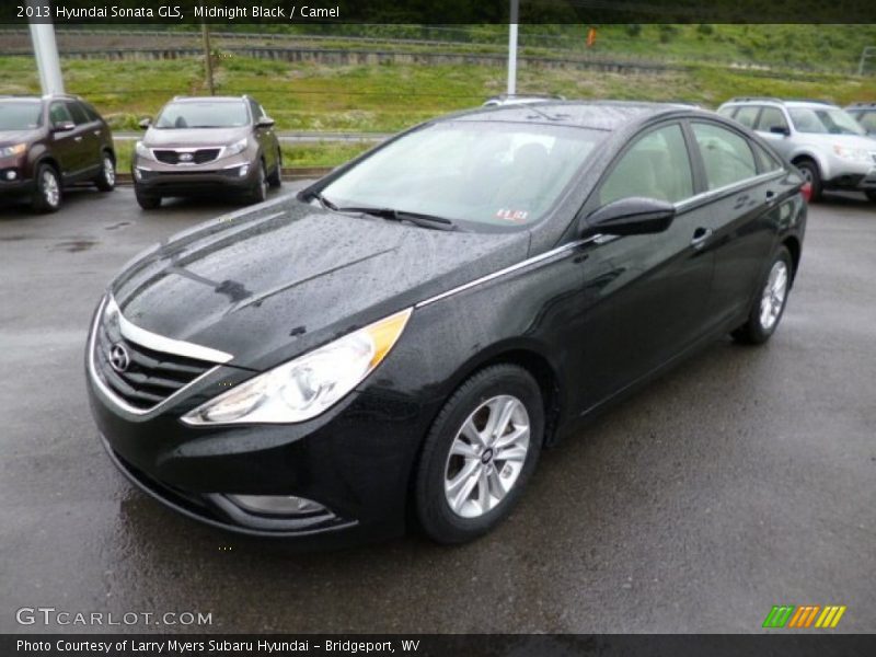 Midnight Black / Camel 2013 Hyundai Sonata GLS