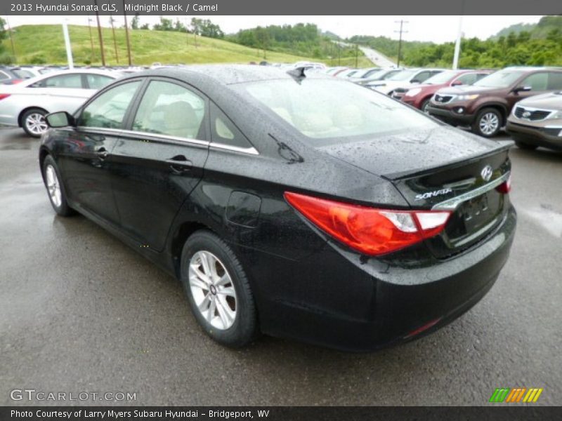 Midnight Black / Camel 2013 Hyundai Sonata GLS