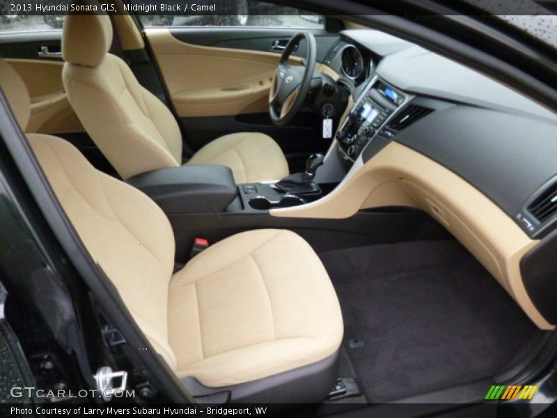 Midnight Black / Camel 2013 Hyundai Sonata GLS