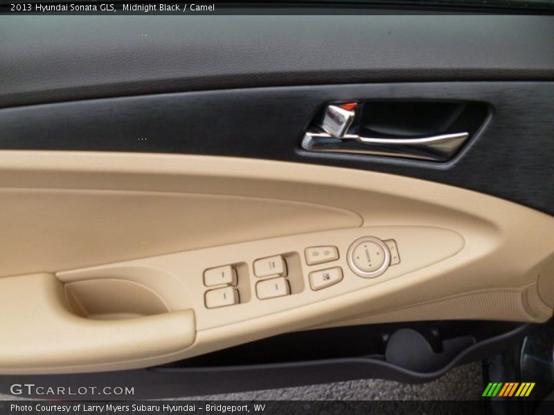 Midnight Black / Camel 2013 Hyundai Sonata GLS