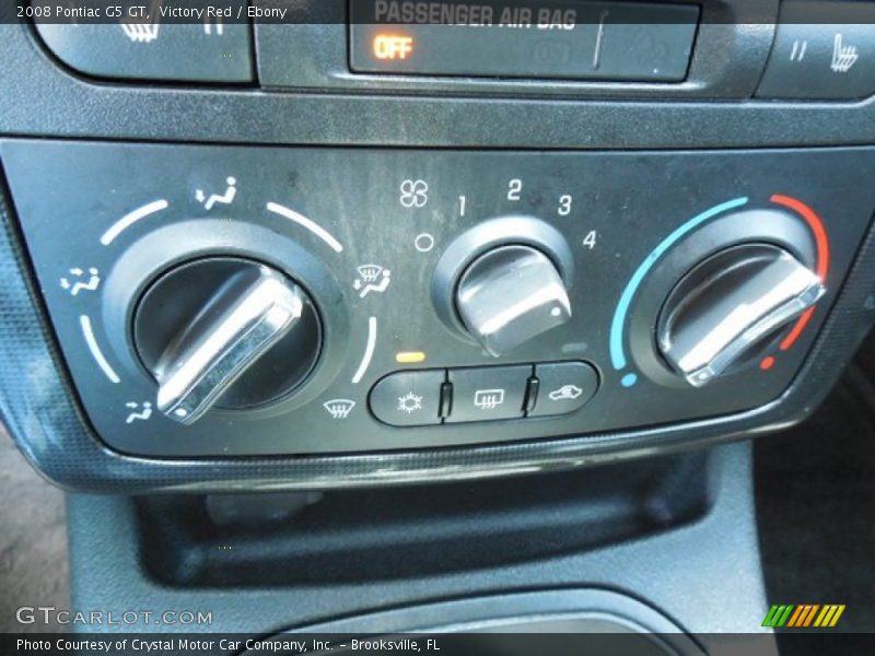 Controls of 2008 G5 GT