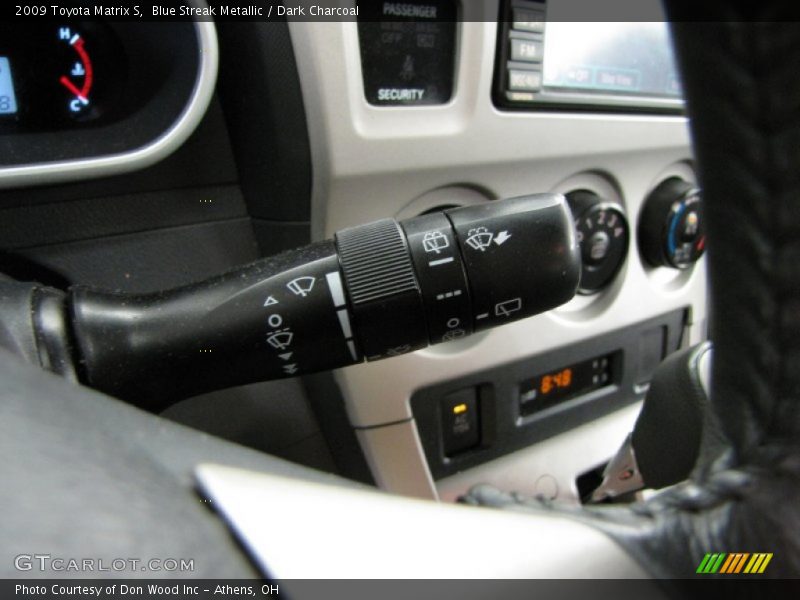 Blue Streak Metallic / Dark Charcoal 2009 Toyota Matrix S