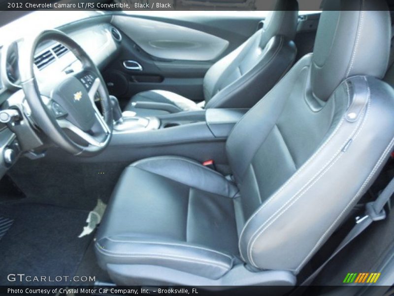 Black / Black 2012 Chevrolet Camaro LT/RS Convertible