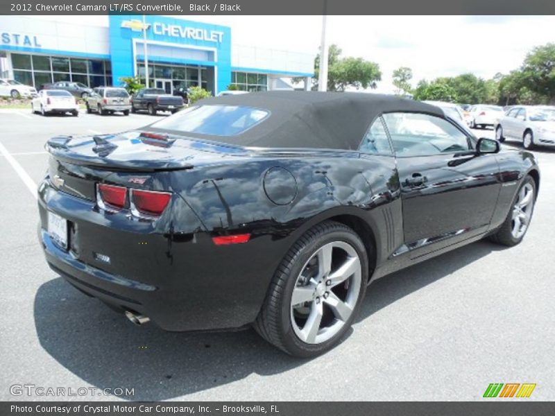 Black / Black 2012 Chevrolet Camaro LT/RS Convertible