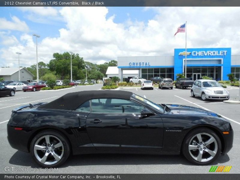 Black / Black 2012 Chevrolet Camaro LT/RS Convertible