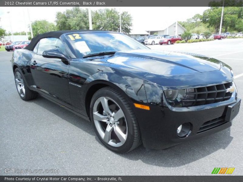 Black / Black 2012 Chevrolet Camaro LT/RS Convertible