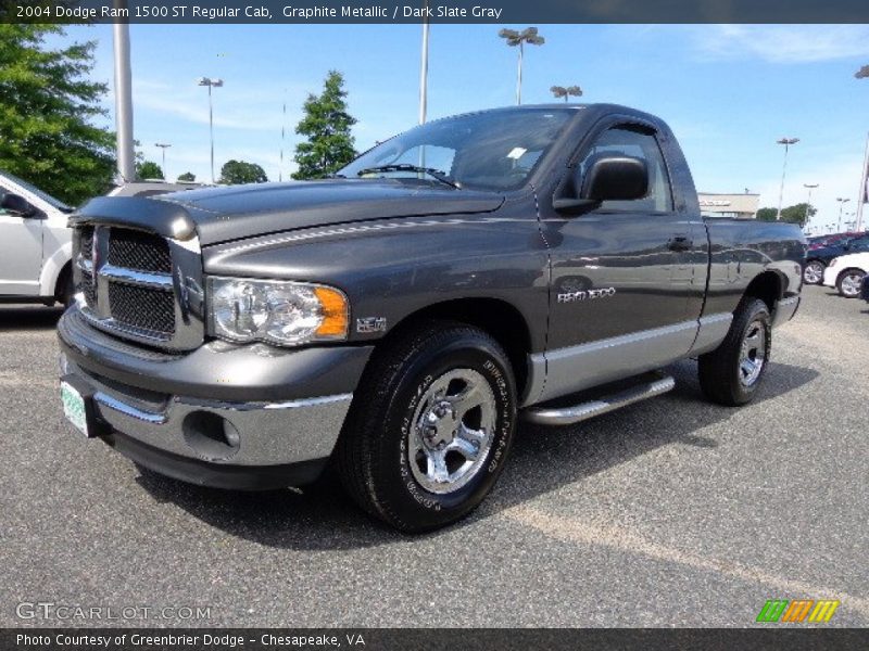 Graphite Metallic / Dark Slate Gray 2004 Dodge Ram 1500 ST Regular Cab