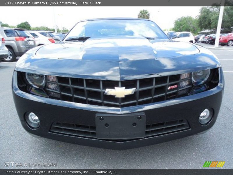 Black / Black 2012 Chevrolet Camaro LT/RS Convertible