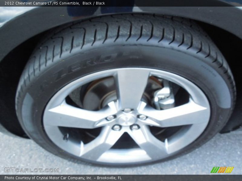 Black / Black 2012 Chevrolet Camaro LT/RS Convertible