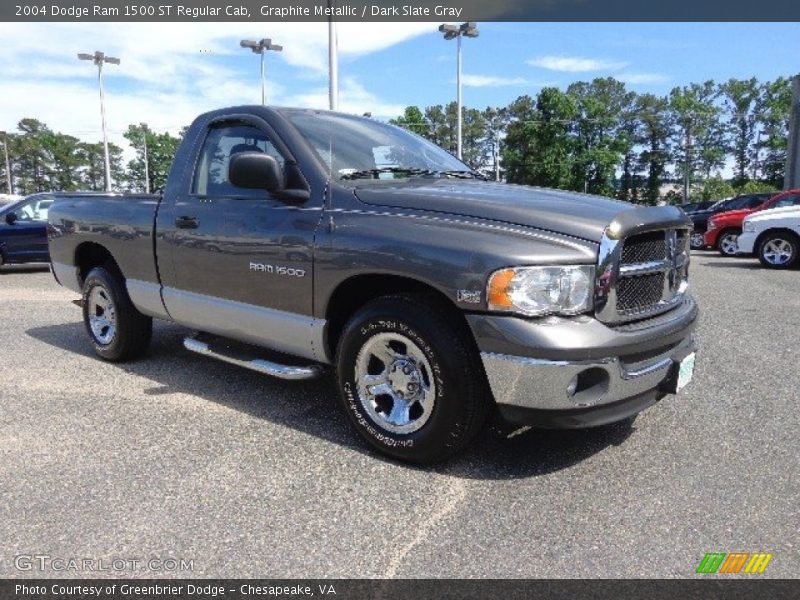 Graphite Metallic / Dark Slate Gray 2004 Dodge Ram 1500 ST Regular Cab