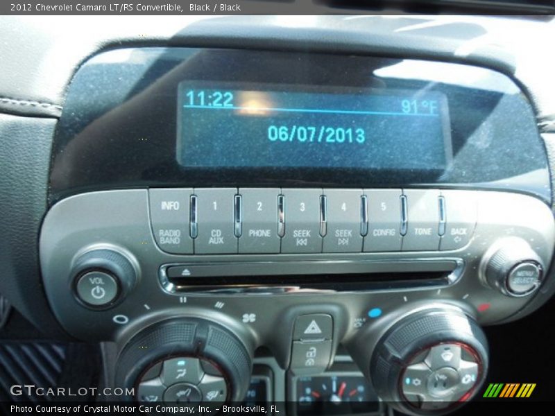 Black / Black 2012 Chevrolet Camaro LT/RS Convertible