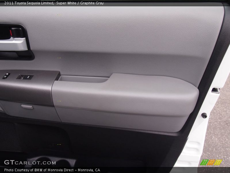 Super White / Graphite Gray 2011 Toyota Sequoia Limited