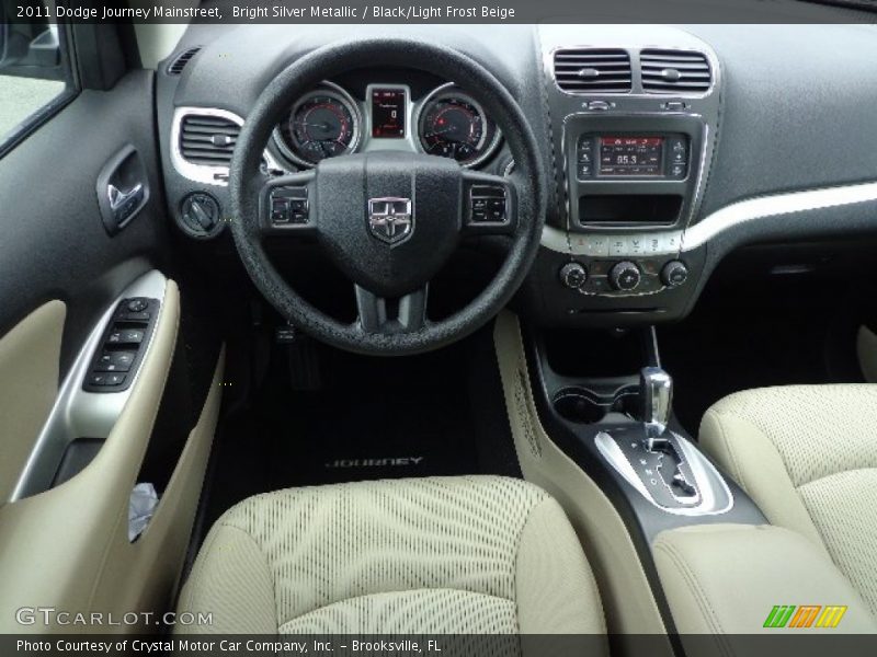 Bright Silver Metallic / Black/Light Frost Beige 2011 Dodge Journey Mainstreet