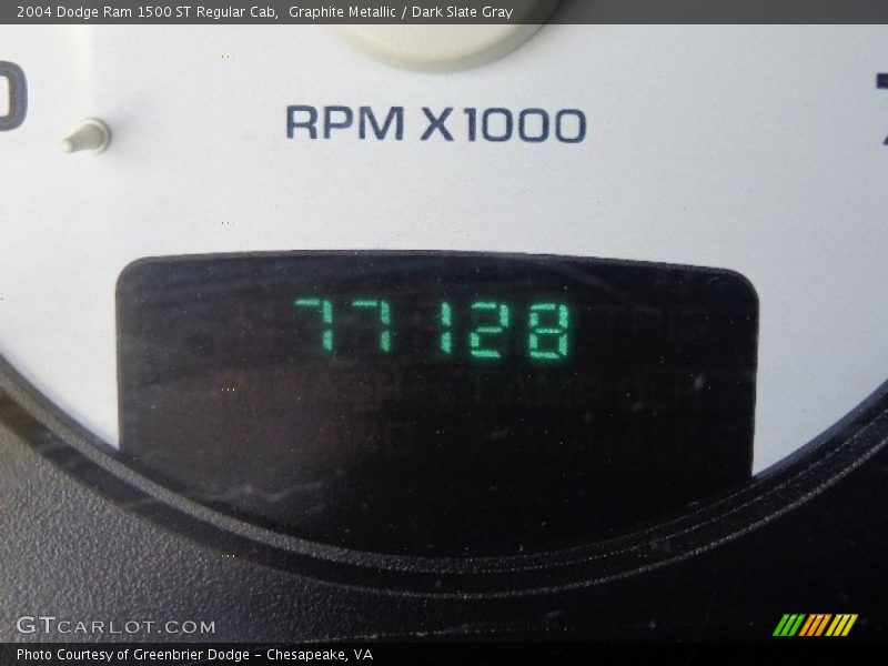Graphite Metallic / Dark Slate Gray 2004 Dodge Ram 1500 ST Regular Cab