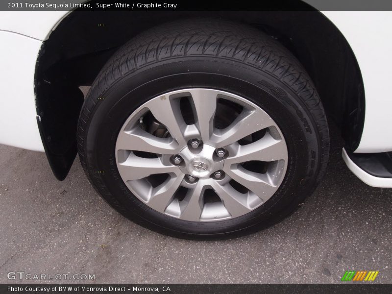 Super White / Graphite Gray 2011 Toyota Sequoia Limited