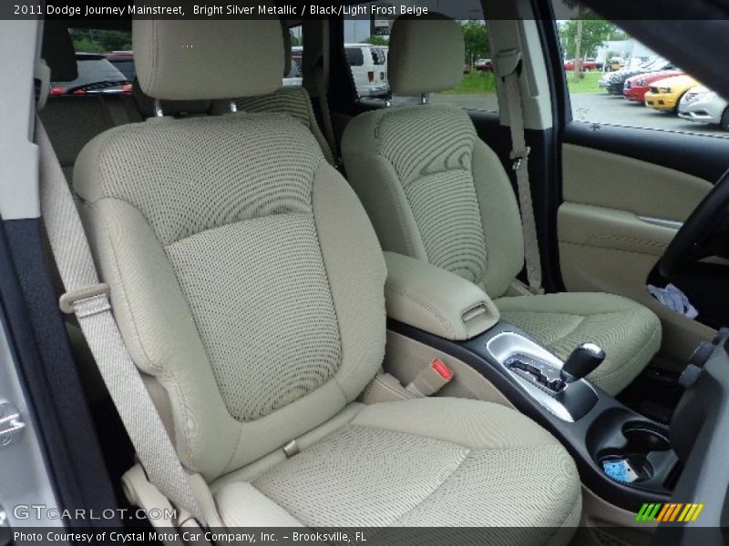 Bright Silver Metallic / Black/Light Frost Beige 2011 Dodge Journey Mainstreet