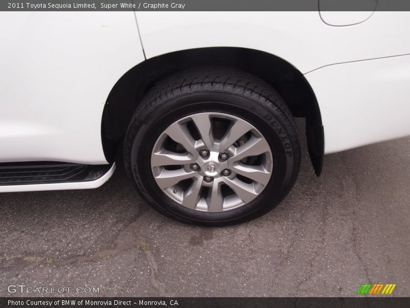 Super White / Graphite Gray 2011 Toyota Sequoia Limited