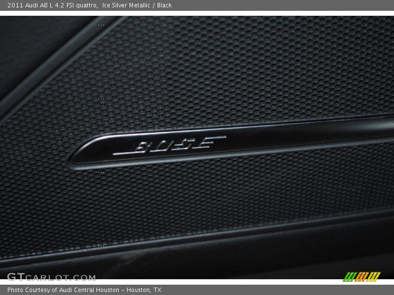 Ice Silver Metallic / Black 2011 Audi A8 L 4.2 FSI quattro