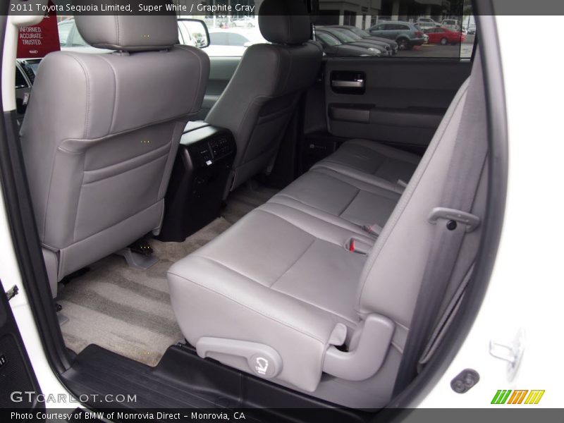 Super White / Graphite Gray 2011 Toyota Sequoia Limited