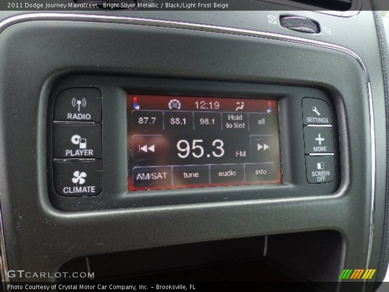 Bright Silver Metallic / Black/Light Frost Beige 2011 Dodge Journey Mainstreet