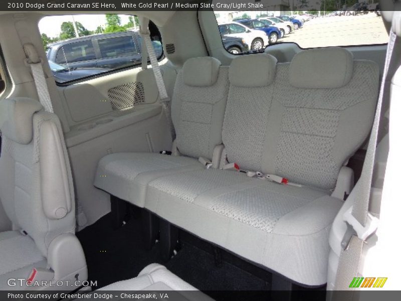 White Gold Pearl / Medium Slate Gray/Light Shale 2010 Dodge Grand Caravan SE Hero