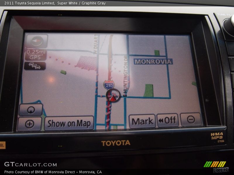 Super White / Graphite Gray 2011 Toyota Sequoia Limited