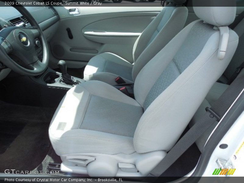 Summit White / Gray 2009 Chevrolet Cobalt LS Coupe