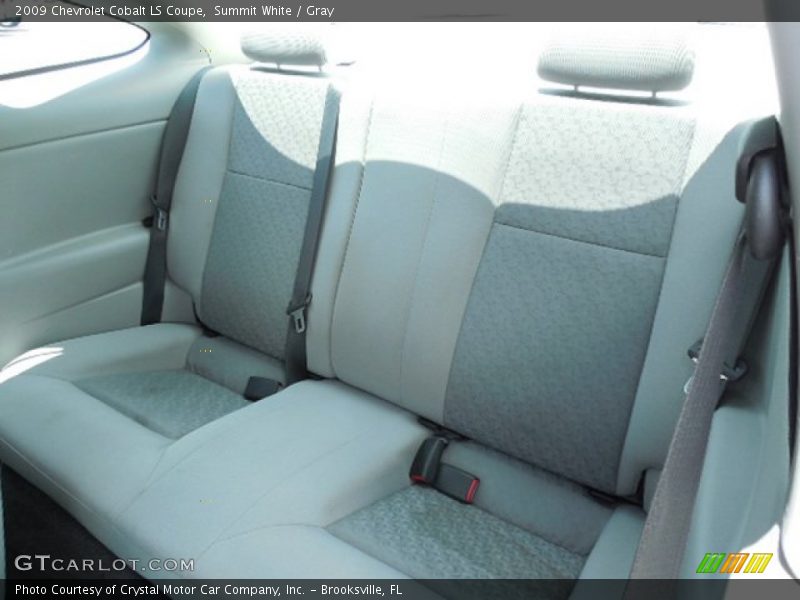 Summit White / Gray 2009 Chevrolet Cobalt LS Coupe