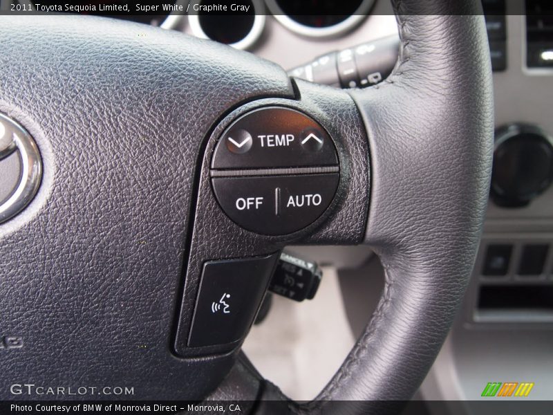 Super White / Graphite Gray 2011 Toyota Sequoia Limited