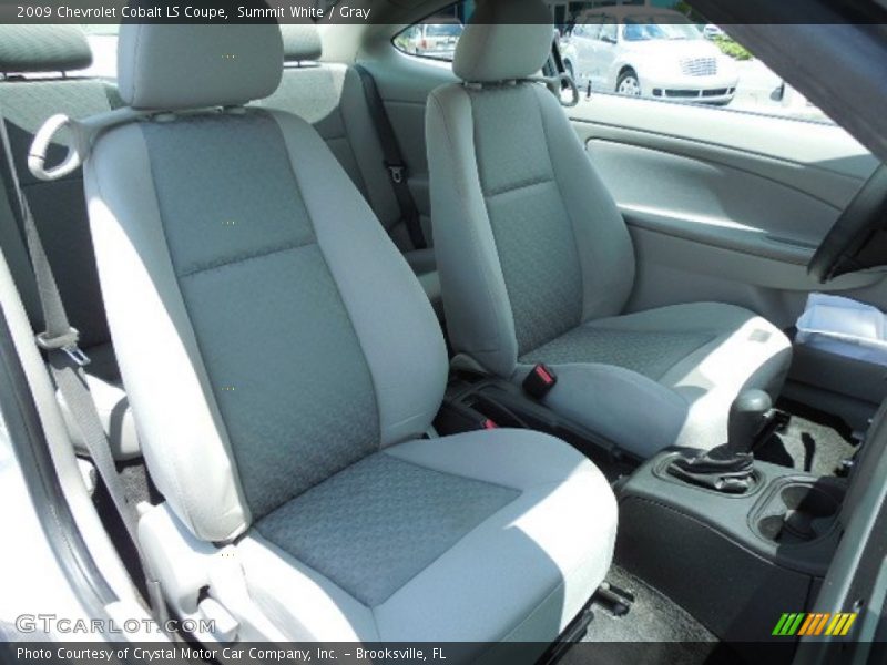 Summit White / Gray 2009 Chevrolet Cobalt LS Coupe