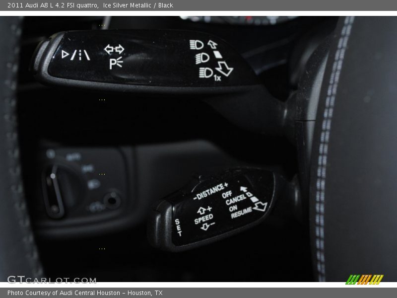 Ice Silver Metallic / Black 2011 Audi A8 L 4.2 FSI quattro