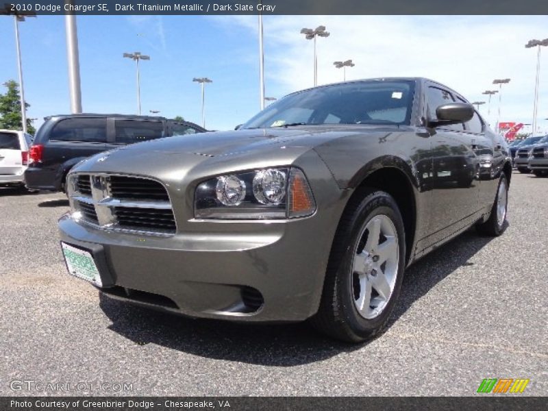 Dark Titanium Metallic / Dark Slate Gray 2010 Dodge Charger SE