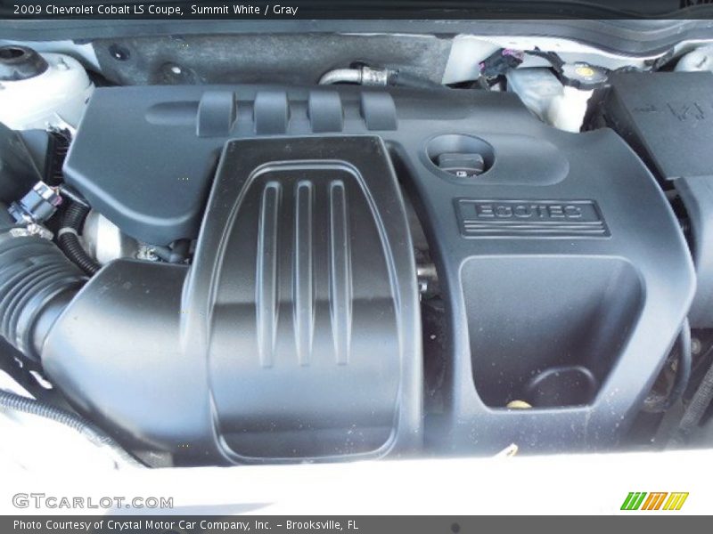 Summit White / Gray 2009 Chevrolet Cobalt LS Coupe