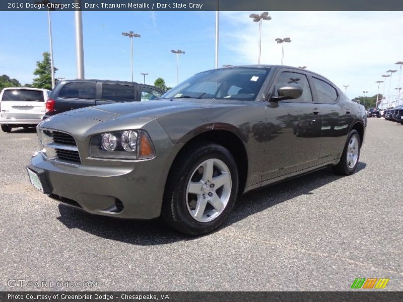 Dark Titanium Metallic / Dark Slate Gray 2010 Dodge Charger SE