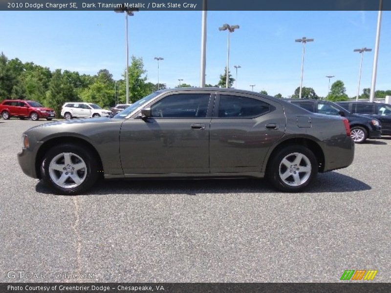 Dark Titanium Metallic / Dark Slate Gray 2010 Dodge Charger SE