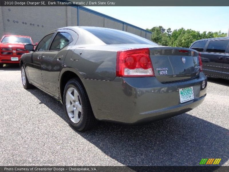 Dark Titanium Metallic / Dark Slate Gray 2010 Dodge Charger SE