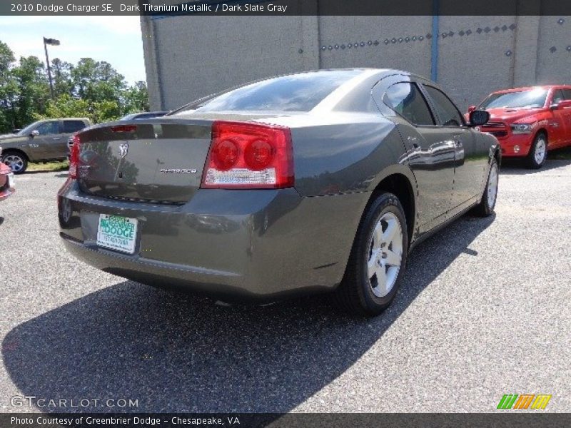 Dark Titanium Metallic / Dark Slate Gray 2010 Dodge Charger SE