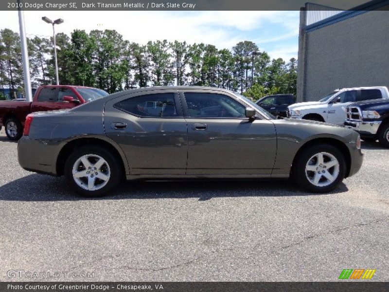 Dark Titanium Metallic / Dark Slate Gray 2010 Dodge Charger SE