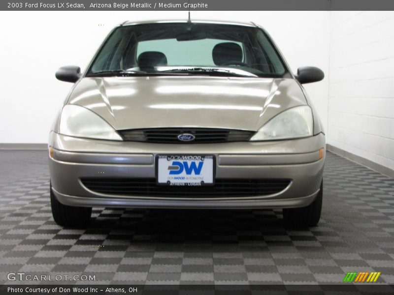Arizona Beige Metallic / Medium Graphite 2003 Ford Focus LX Sedan