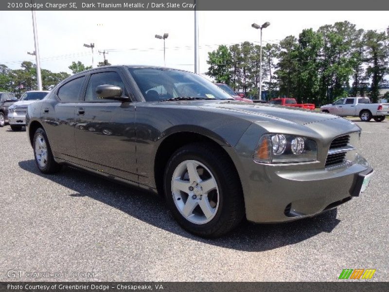 Dark Titanium Metallic / Dark Slate Gray 2010 Dodge Charger SE