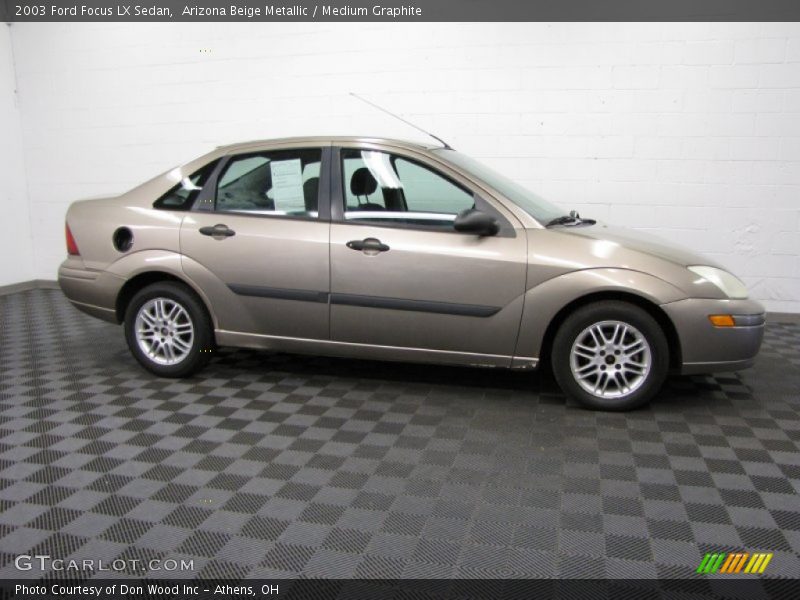 Arizona Beige Metallic / Medium Graphite 2003 Ford Focus LX Sedan