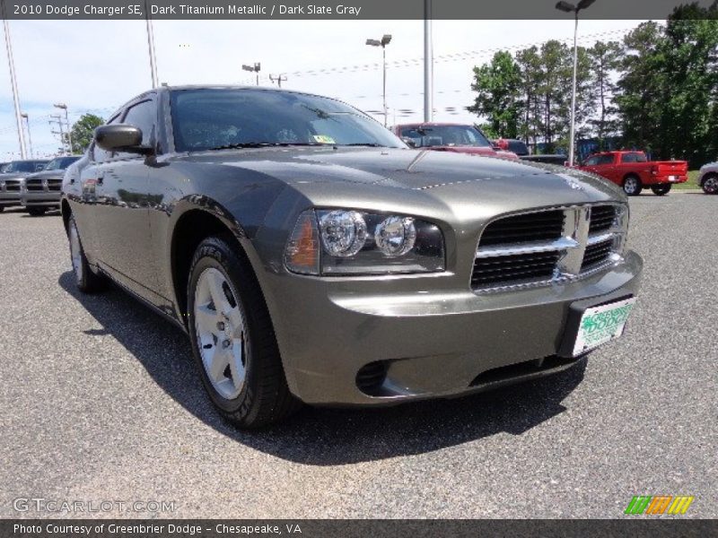 Dark Titanium Metallic / Dark Slate Gray 2010 Dodge Charger SE