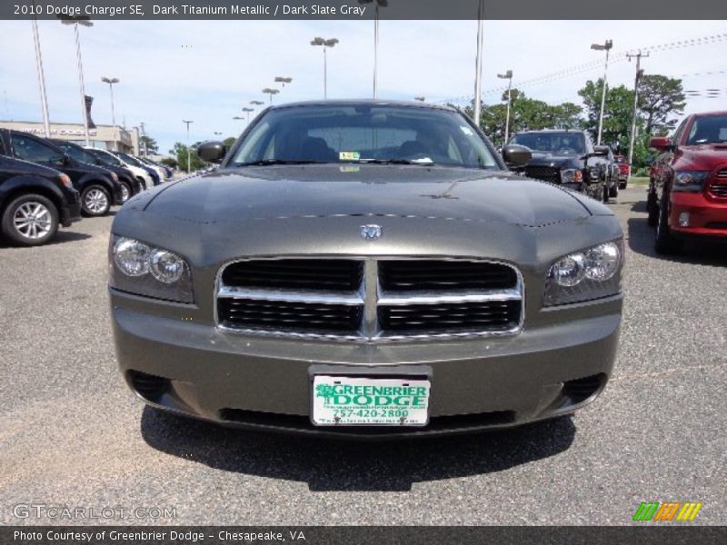 Dark Titanium Metallic / Dark Slate Gray 2010 Dodge Charger SE