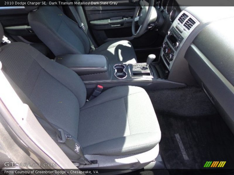 Dark Titanium Metallic / Dark Slate Gray 2010 Dodge Charger SE