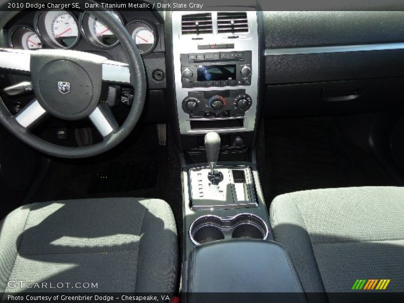 Dark Titanium Metallic / Dark Slate Gray 2010 Dodge Charger SE