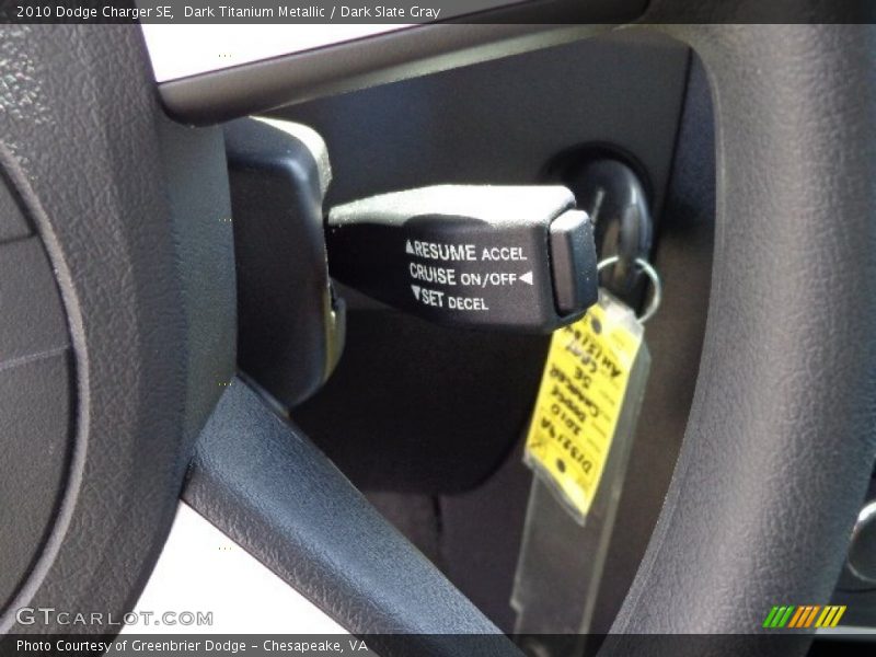 Dark Titanium Metallic / Dark Slate Gray 2010 Dodge Charger SE