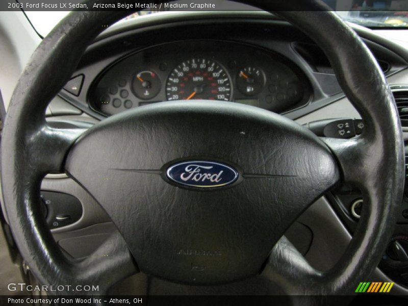 Arizona Beige Metallic / Medium Graphite 2003 Ford Focus LX Sedan